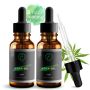 (2-Pack | Blood Orange Flavor) Hemp Oil for Pain, Anxiety & Stress Relief 1000mg - Pure Organic Hemp Seed Oil Extract, Helps with Skin & Hair, Relaxation, Better Sleep