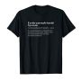 Endocannabinoid System Dictionary Definition CBD Oil T-Shirt