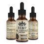 Organic Hemp Remedy- 100% Organic Hemp Oil Extract 1,000mg/Serving CBD THC FREE - Helps Anxiety, Sleep & Pain Relief - Natural Omega Fatty Acids Improves Mood, Brain & Heart Health, Skin, Hair & Nails