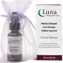 LUNA HEMP SKIN CARE - Hemp Infused Moringa Oil Serum Skin Care, Anti Aging, Body and Face Care, Pure Botanical Extract, Organic, Deep Conditioning, Moisturizer Wrinkle Oil Serum, For Women or Men