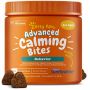 Zesty Paws Advanced Calming Soft Chews for Dogs - with Suntheanine & Melatonin - Anxiety Composure Aid with L Tryptophan for Dog Stress Relief - for Storms + Barking & Chewing - 90 Chew Treats
