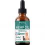 Hemp Oil for Dogs and Cats (1500mg) - Organically Grown & Made in USA - Pet Relief Formula Relieves Anxiety, Supports Hip & Joint Health, Naturally Relieves Pain, Herbal Supplement