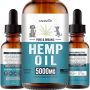 Hemp Oil for Dogs & Cats - Separation Anxiety, Pain Relief, Joint Supplement, Arthritis, Seizures, Sleep Aid - Organic Calming Drops with Full Spectrum Hemp Extract - Rich in Omegas 3:6:9 - USA Made