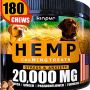 Kinpur Hemp Dog Chews and Calming Treats for Stress, Dog Anxiety Relief - Natural Calming Aid - Stress - Fireworks - Storms - Aggressive Behavior, Hip and Joint Supplement, Natural Anti-Inflammatory