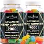 Hemp Gummies by NEW AGE - Great for Stress Relief - Sleep Aid and Reduce Inflammation - Calming Strength Gummy for Adults - Natural Hemp Oil Infused Gummies -180 Count- 2 Pack