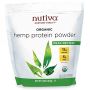 Nutiva Organic Cold-Pressed Raw Hemp Seed Protein Powder, Peak Protein, 3 Pound, USDA Organic, Non-GMO, Whole 30 Approved, Vegan, Gluten-Free & Keto, Plant Protein with Essential Amino Acids
