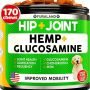 FURALAND Hemp Hip and Joint Supplement for Dogs - Glucosamine for Dogs, Chondroitin, Hemp Oil, MSM - Mobility & Flexibility Support - Advanced Joint Pain Relief Health - Made in USA
