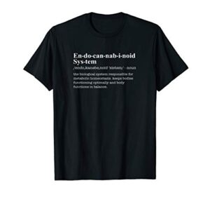 Endocannabinoid System Dictionary Definition CBD Oil T-Shirt