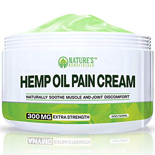 Organic Hemp Oil Extract Cream 300MG - Ultra Premium Pain Relief ...