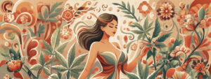 is CBD only for sick people — healthy figure with botanical plants
