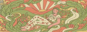 CBD side effects — balanced botanical resting in garden
